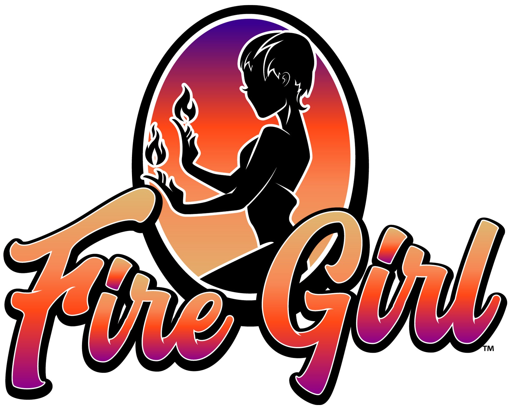 Fire GIrl Logo Design and Brand Development